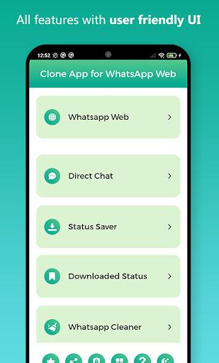 Clone App for WA Web - Image screenshot of android app