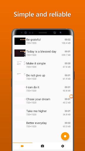 Screen Capture for Video & Ima - Image screenshot of android app