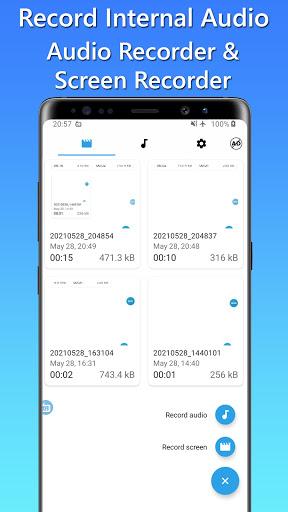 Internal Audio Screen Recorder - Image screenshot of android app