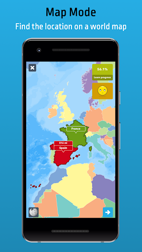 Where is that? - Geo Quiz - Gameplay image of android game