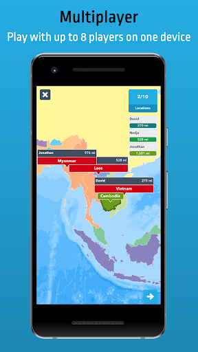 Where is that? - Geo Quiz - Gameplay image of android game