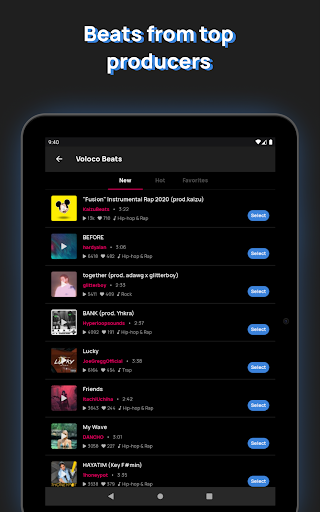 Voloco: Auto Vocal Tune Studio - Image screenshot of android app