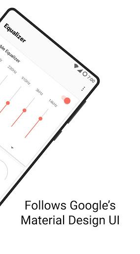 Flat Equalizer - Bass Booster - Image screenshot of android app