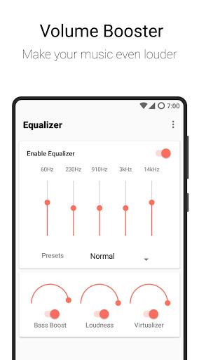 Flat Equalizer - Bass Booster - عکس برنامه موبایلی اندروید