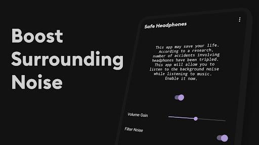 Safe Headphones: hear clearly - عکس برنامه موبایلی اندروید