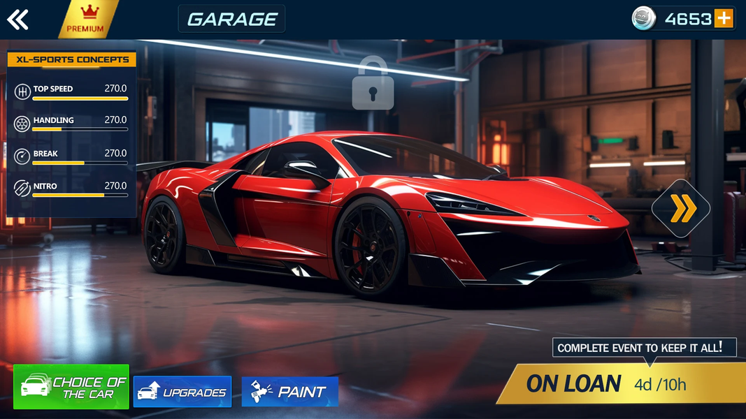 Speed Car racing Simulator 3D - Gameplay image of android game