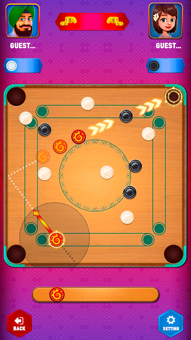 بازی Carrom Board Disc Carrom Pool - دانلود | بازار