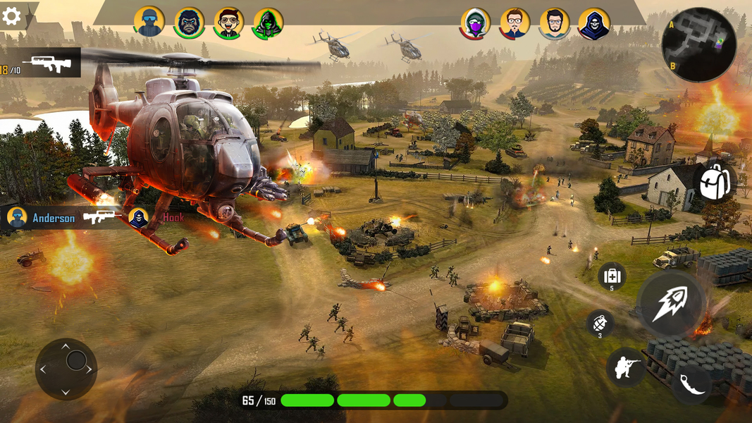 Gunship Battle Modern Warfare - Gameplay image of android game