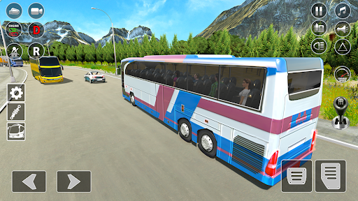Bus Simulator Bus Driving Game - Gameplay image of android game