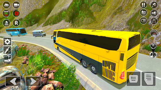 Bus Simulator Bus Driving Game - Gameplay image of android game