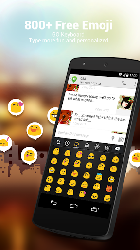 German for GO Keyboard - Emoji - Image screenshot of android app