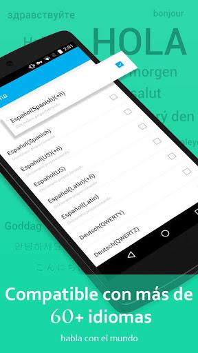 Spanish Language - GO Keyboard - عکس برنامه موبایلی اندروید