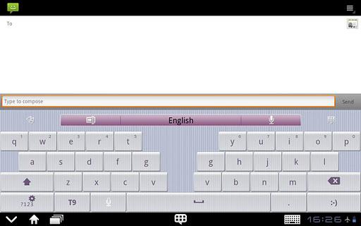 GO Keyboard Simple love(Pad) - Image screenshot of android app