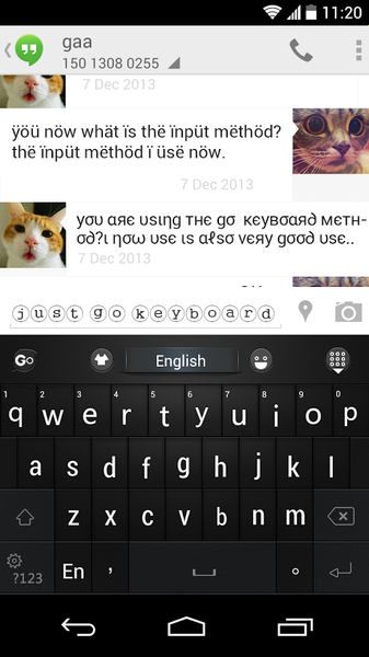 GO Keyboard Fantasy Text Plugin - عکس برنامه موبایلی اندروید