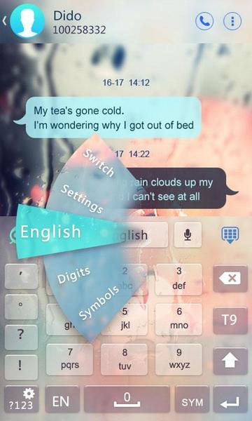 GO Keyboard Fantasy Text Plugin - عکس برنامه موبایلی اندروید