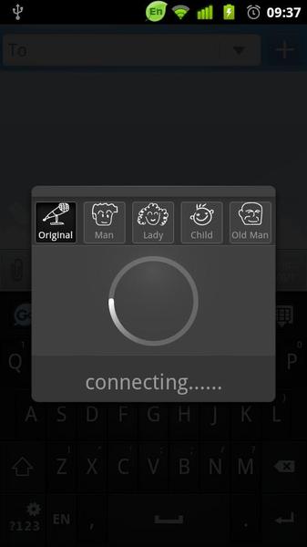 GO Keybaord GO Voice plugin - Image screenshot of android app