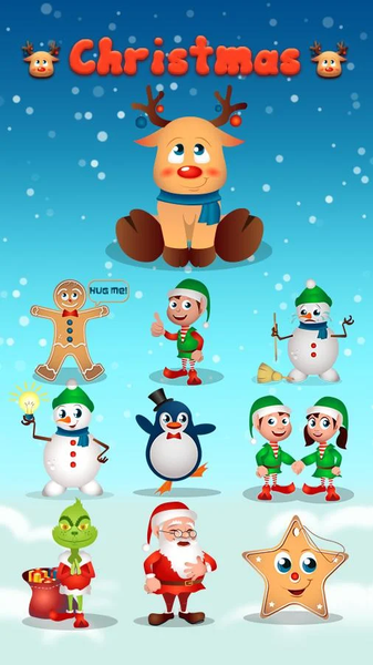 GO Keyboard Christmas Sticker - عکس برنامه موبایلی اندروید