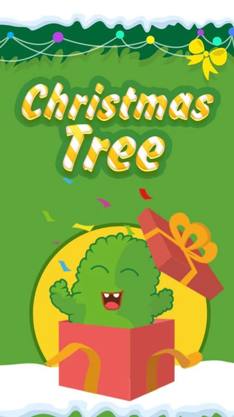 GO Christmas Tree Sticker - Image screenshot of android app