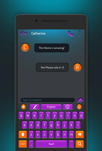 Big buttons keyboard - Image screenshot of android app