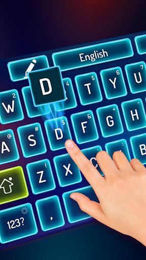 Simple Blue Keyboard - عکس برنامه موبایلی اندروید