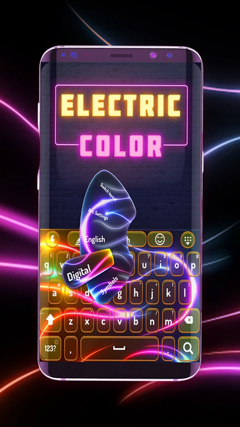 Electric RGB Color Keyboard - عکس برنامه موبایلی اندروید