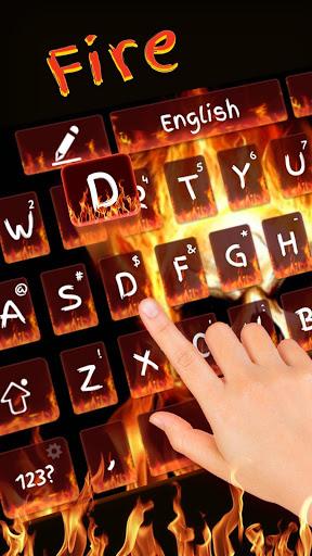 Fire Skull Keyboard - عکس برنامه موبایلی اندروید