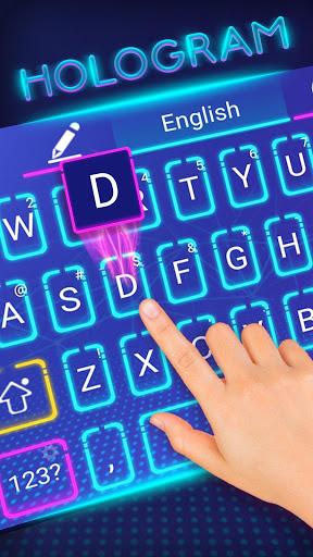 Hologram keyboard - عکس برنامه موبایلی اندروید