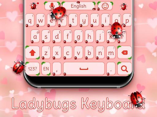 Ladybugs keyboard - عکس برنامه موبایلی اندروید