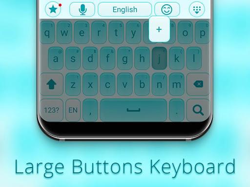 Large letter Keyboard - عکس برنامه موبایلی اندروید