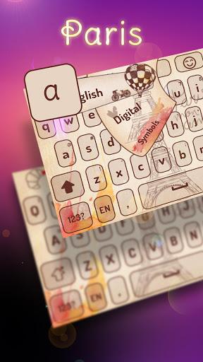 Paris Keyboard - عکس برنامه موبایلی اندروید