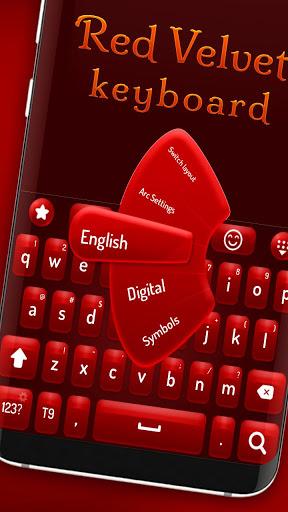 Red velvet keyboard - Image screenshot of android app