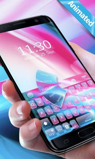 Animated Theme GO Keyboard for iPhone  X - Image screenshot of android app