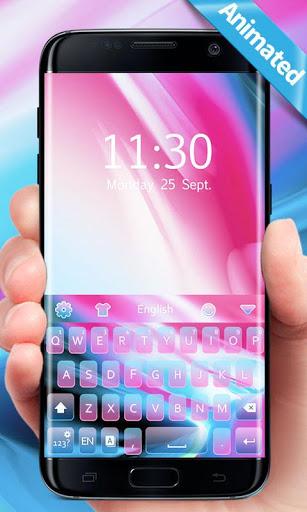 Animated Theme GO Keyboard for iPhone  X - Image screenshot of android app