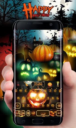 Happy Halloween GO Keyboard Theme - Image screenshot of android app