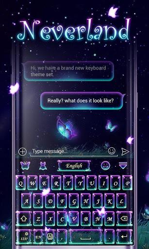 NeverLand GO Keyboard Theme - Image screenshot of android app