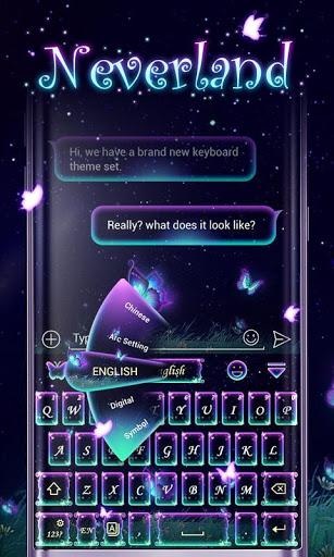 NeverLand GO Keyboard Theme - Image screenshot of android app
