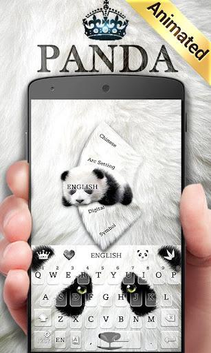 Panda GO Keyboard Animated Theme - Image screenshot of android app