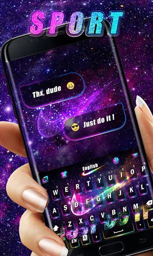 GO Keyboard Theme for Sports - Image screenshot of android app