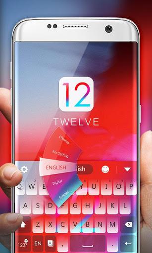 Twelve GO Keyboard Theme - Image screenshot of android app