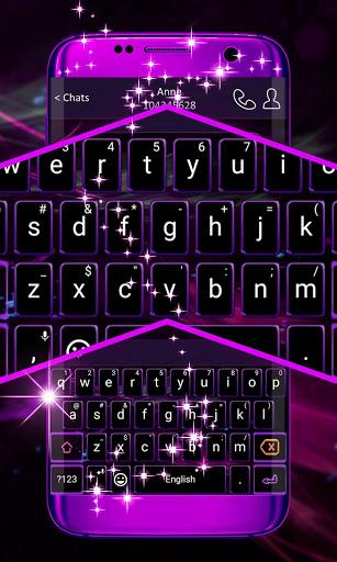 Purple Keyboard Theme - عکس برنامه موبایلی اندروید