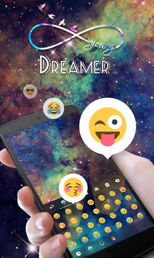 Dreamer Pro GO Keyboard Theme - Image screenshot of android app