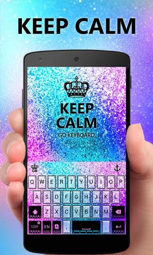 Keep Calm GO Keyboard theme - عکس برنامه موبایلی اندروید