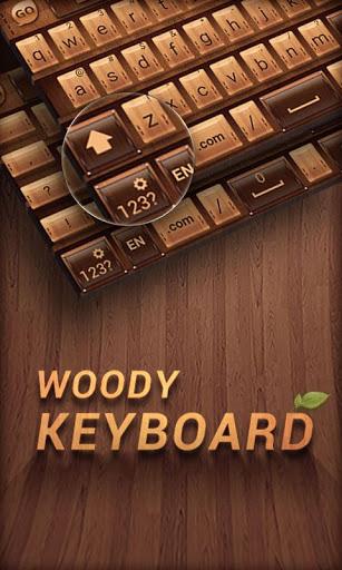 Woody GO Keyboard Theme  Emoji - Image screenshot of android app
