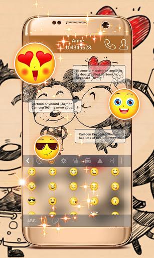 Cartoon Keyboard - عکس برنامه موبایلی اندروید