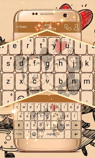 Cartoon Keyboard - عکس برنامه موبایلی اندروید