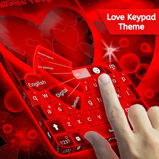 Love Keypad Theme - Image screenshot of android app