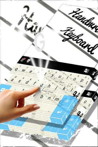 Handwriting Keyboard Theme - Image screenshot of android app