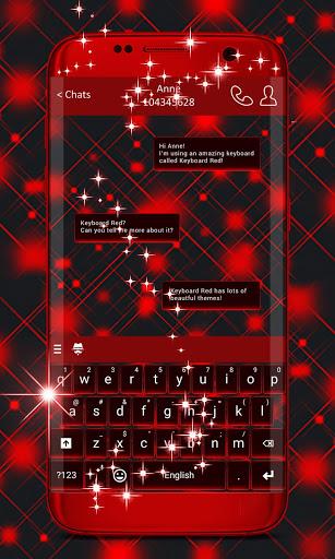 Keyboard Red - عکس برنامه موبایلی اندروید