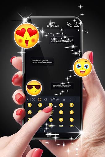 Matte Black Keyboard - Image screenshot of android app