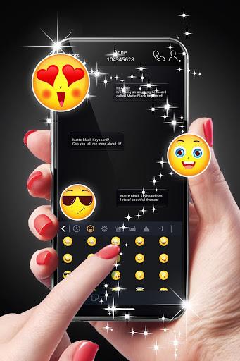 Matte Black Keyboard - عکس برنامه موبایلی اندروید